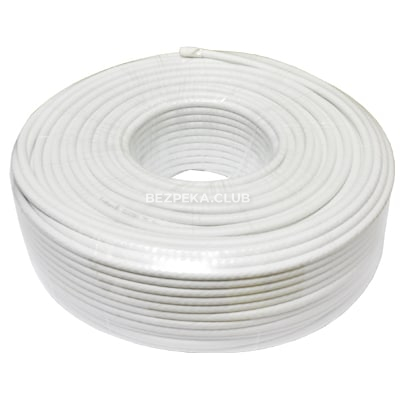 Coaxial cable FinMark F 5967 BV 100 m cuprum white - Image 1