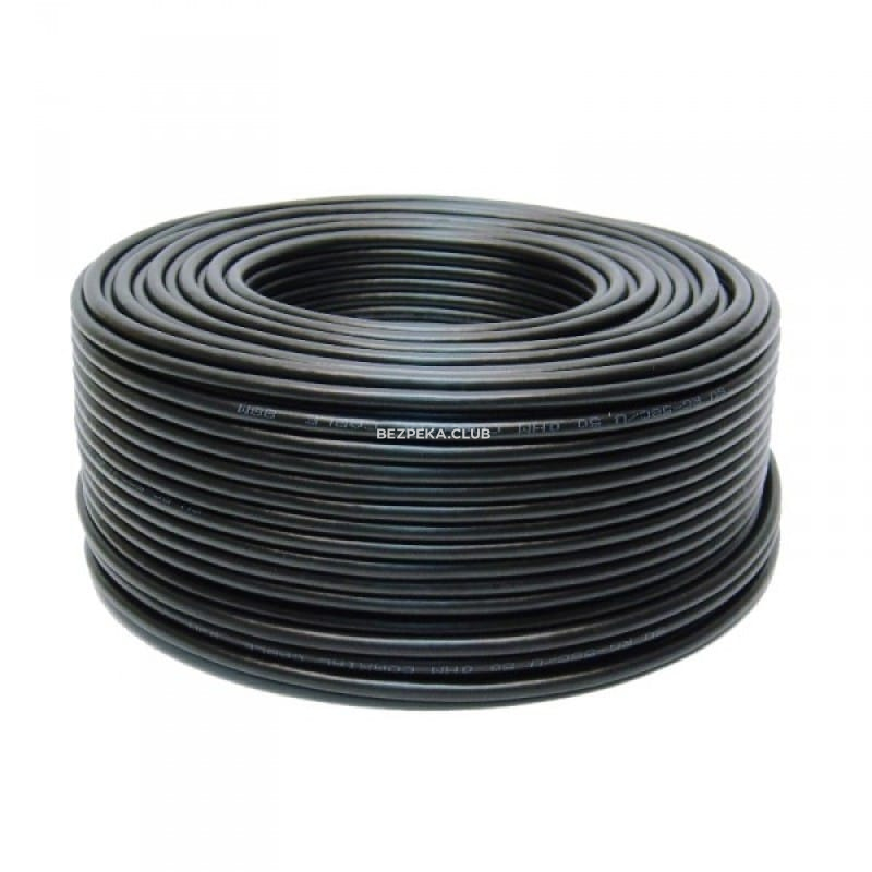 Коаксіальний кабель Atis RG590-CU PE+2x0.5 100м - Зображення 1