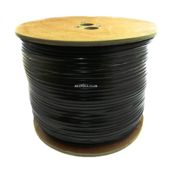 Кабель, Інструмент/Кабель коаксіальний Коаксіальний кабель Atis RG590-CU+2x0.75 PE 305 м мідь black