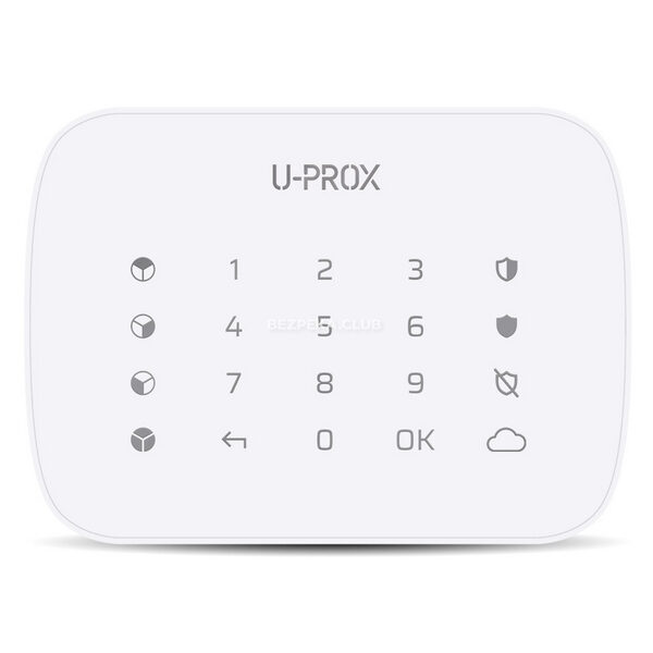 Охоронні сигналізації/Клавіатура для сигналізації Клавіатура U-Prox Keypad G4 white