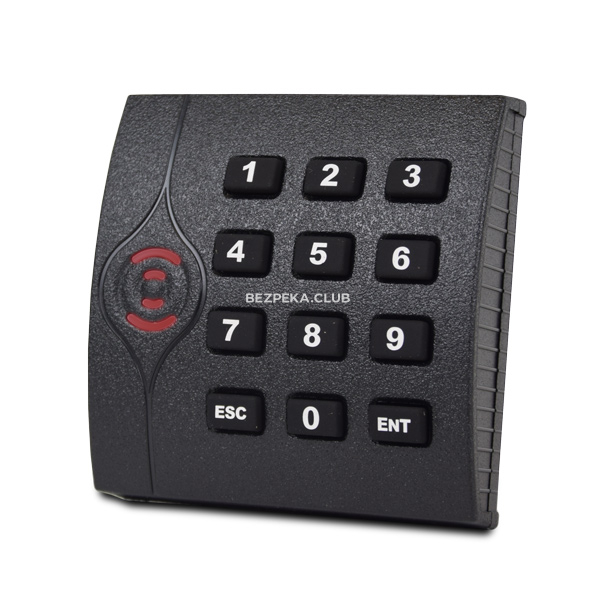 Кодовая клавиатура ZKTeco KR202E со встроенным считывателем карт/брелоков/браслетов - Фото 1