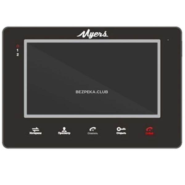 Комплект відеодомофону Myers M-72SD Black + D-300S HD - Зображення 3