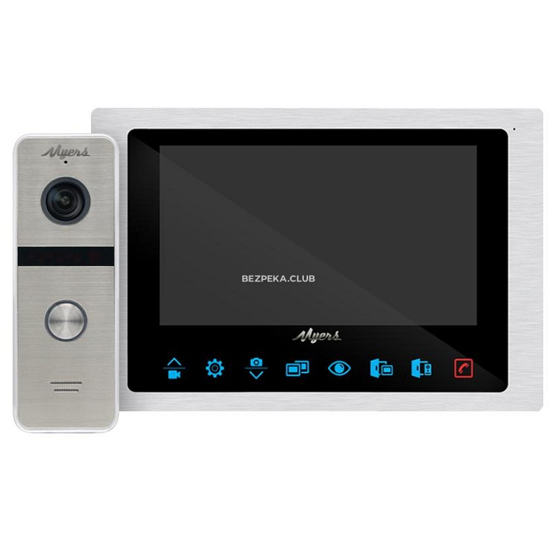 Video intercom kit Myers M-75SD Silver HD Metal + D-300S HD - Image 1