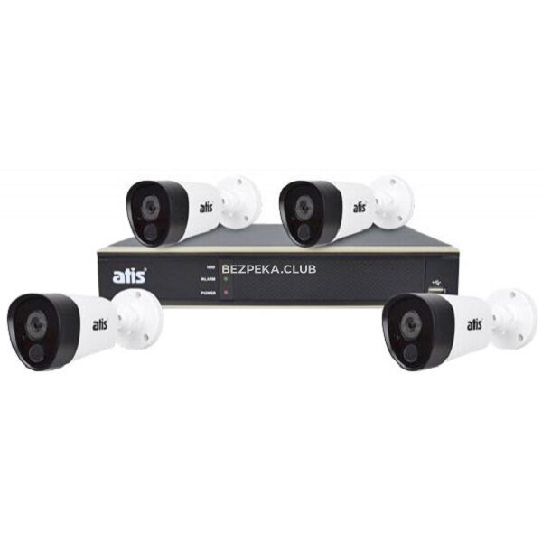 Системы видеонаблюдения/Комплекты видеонаблюдения Комплект видеонаблюдения Atis PIR kit 4ext 5MP