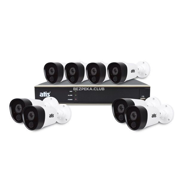 Системы видеонаблюдения/Комплекты видеонаблюдения Комплект видеонаблюдения Atis PIR kit 8ext 5MP
