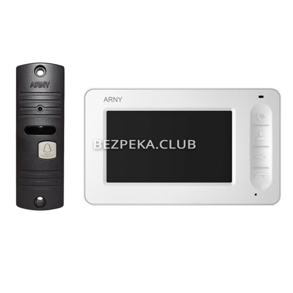 Комплект відеодомофону Arny AVD-4005 white + grey - Зображення 1