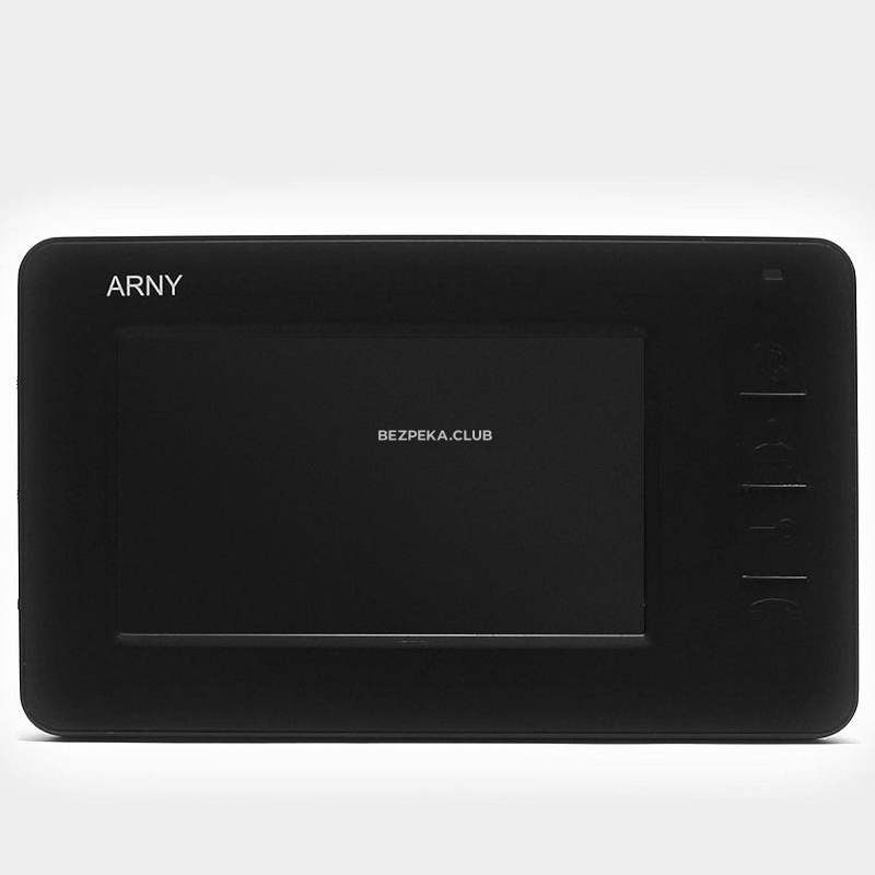 Комплект відеодомофону Arny AVD-7005 black + brown - Зображення 2