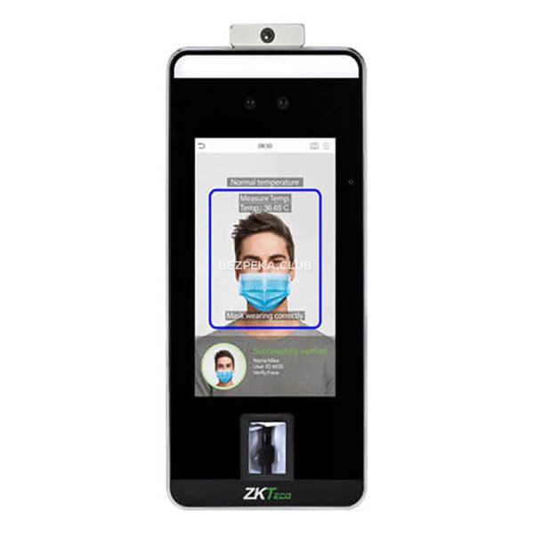 Access control/Biometric systems ZKTeco SpeedFace-V5L[TD] biometric terminal with face recognition and temperature measurement