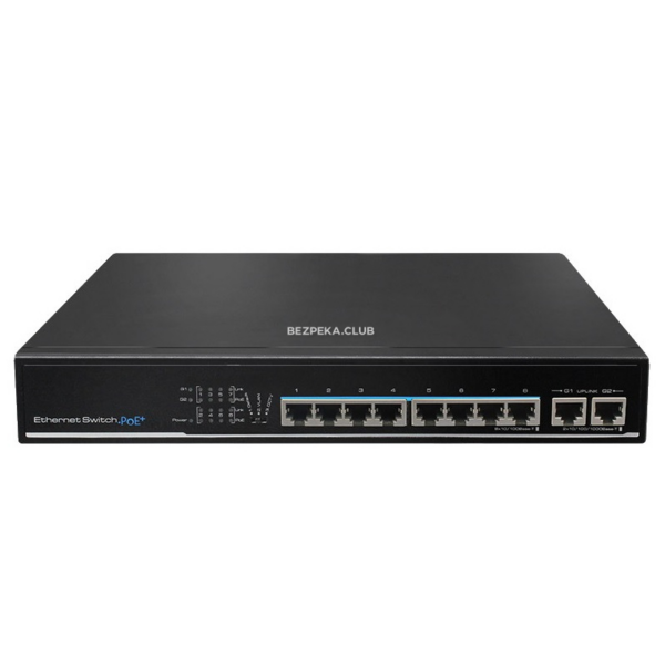 Network Hardware/Switches 8-port PoE switch Utepo SF10P-HM unmanaged