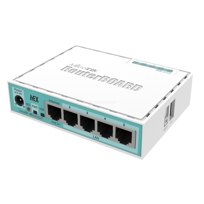 5 port router MikroTik hEX (RB750Gr3) - Image 1