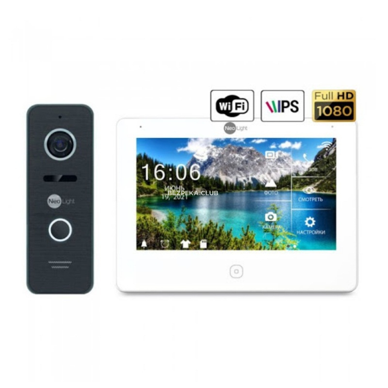 Video intercom kit NeoLight NeoKIT HD Pro WF black - Image 1
