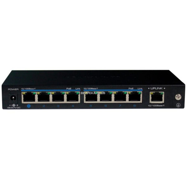 Network Hardware/Switches 8-port switch with 4 ports PoE Utepo UTP1-SW0801-SP60-4P unmanaged