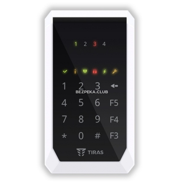 Кодова клавіатура Tiras K-PAD4+ для управління охранною системою Orion NOVA II - Зображення 1