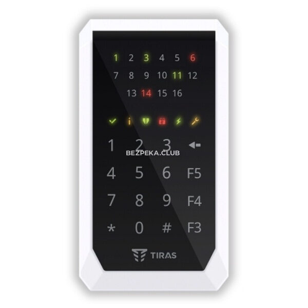 Security Alarms/Keypads Сode Keypad Tiras K-PAD16 for controlling the Orion NOVA II security system
