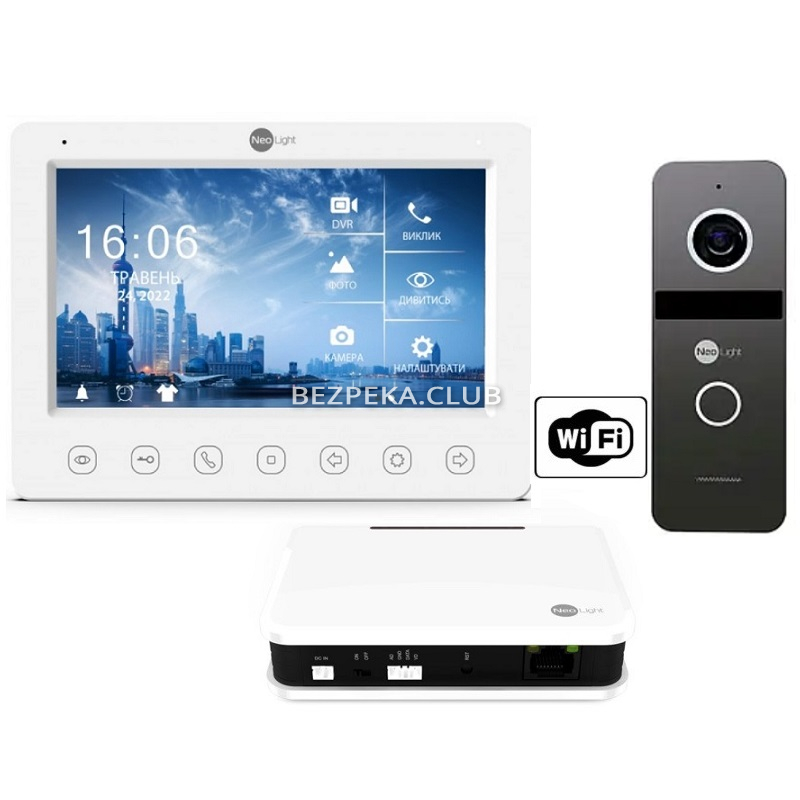 Video intercom kit NeoLight Kappa HD WiFi Box graphite - Image 1