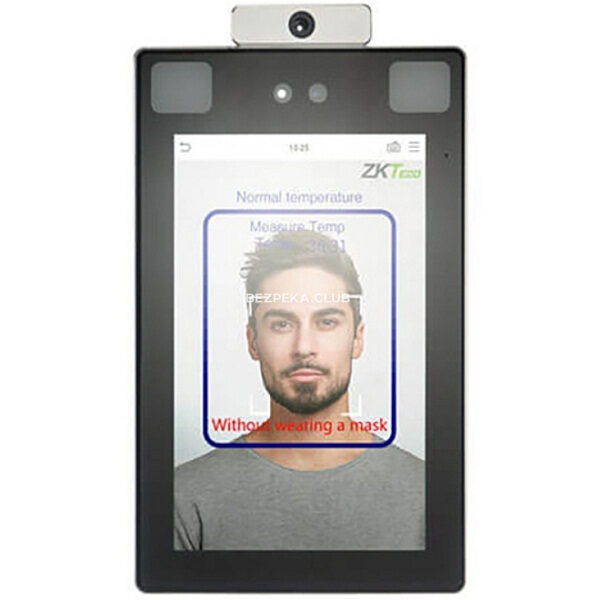 Access control/Biometric systems Biometric terminal ZKTeco ProFace X [TD] with face, palm recognition and temperature measurement