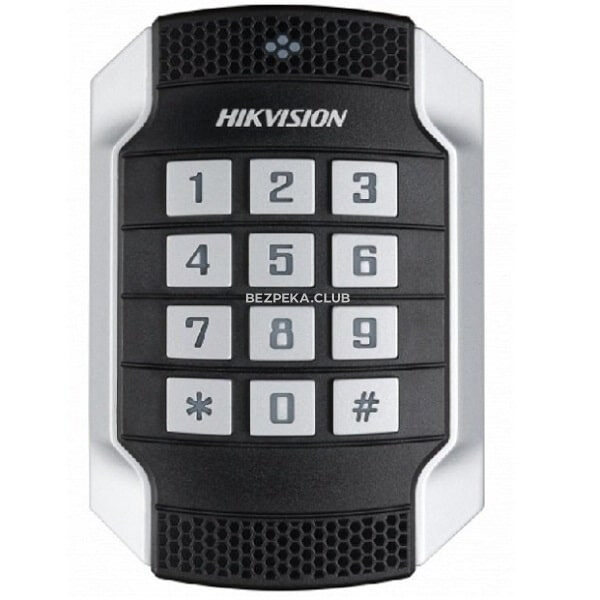 Системи контролю доступу/Кодові клавіатури Кодова клавіатура Hikvision DS-K1104MK зі зчитувачем карт Mifare