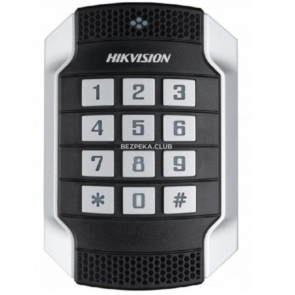 Кодова клавіатура Hikvision DS-K1104MK зі зчитувачем карт Mifare - Зображення 1