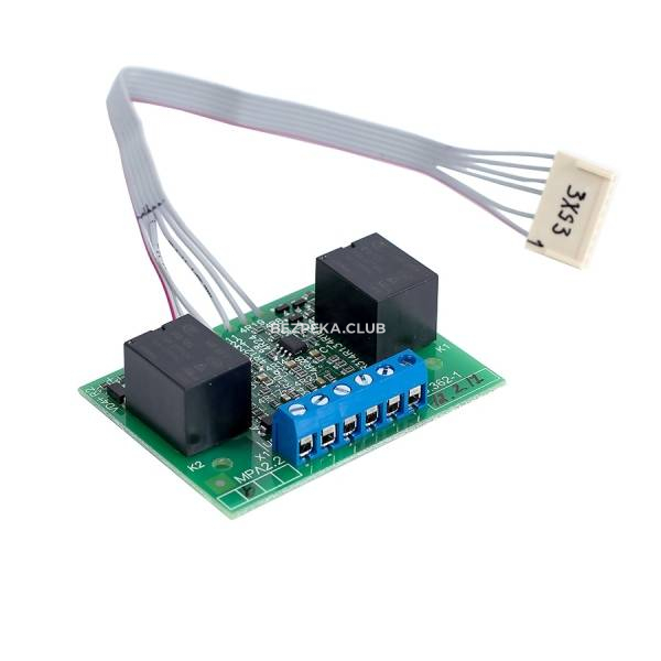 Extension lines module Tiras MRL-2.2 for 2 alarm relay outputs in fire control devices Tiras-P series - Image 2
