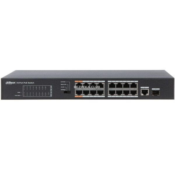 Network Hardware/Switches 16-Port PoE Switch Dahua DH-PFS3117-16ET-135 unmanaged