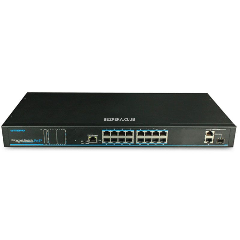 16-ports PoE switch Utepo UTP1-SW16-TP300 unmanaged - Image 1