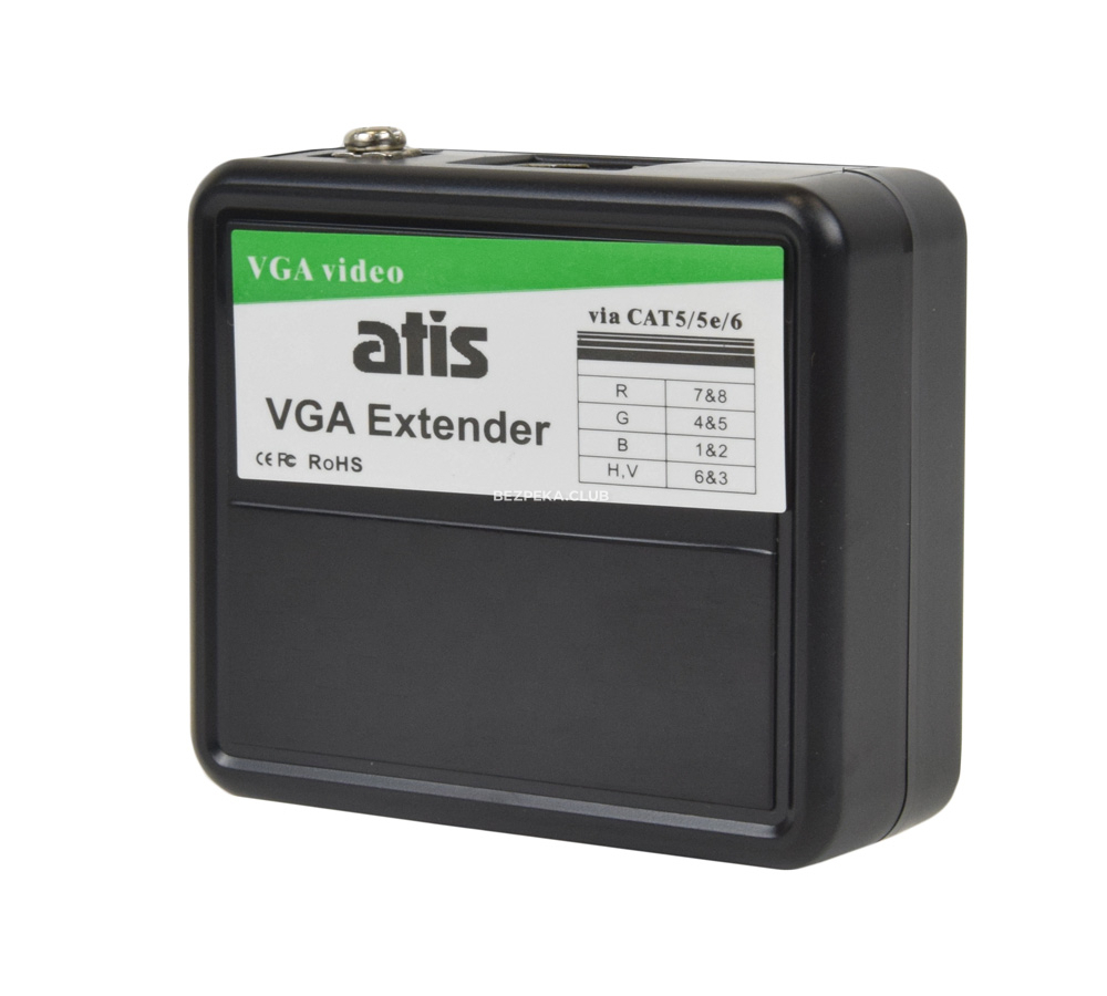 Приемо-передатчик видеосигнала Atis VGA Extender по витой паре - Фото 2