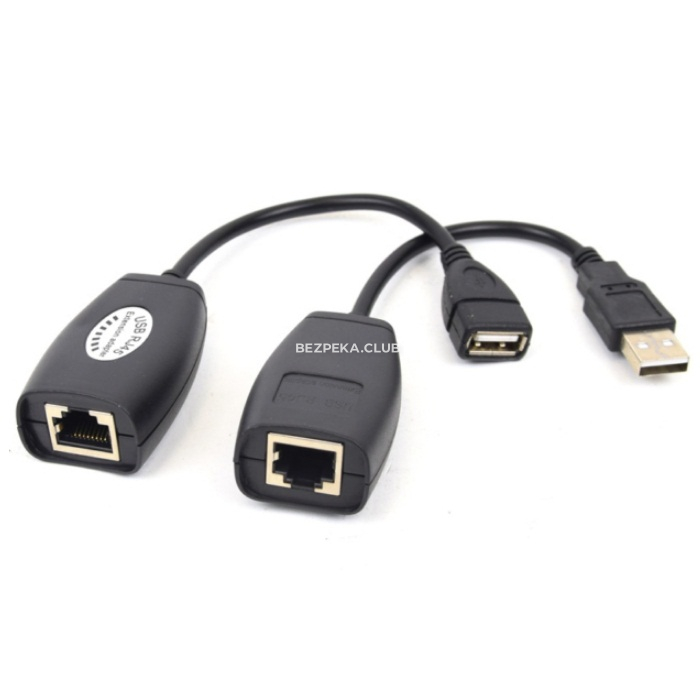Приймач-передавач відеосигналу Atis USB to RJ45 на 45 м пасивний - Зображення 1