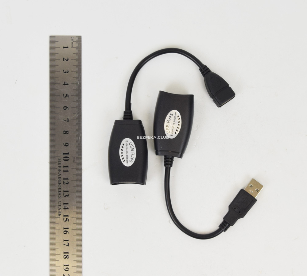 Приймач-передавач відеосигналу Atis USB to RJ45 на 45 м пасивний - Зображення 2