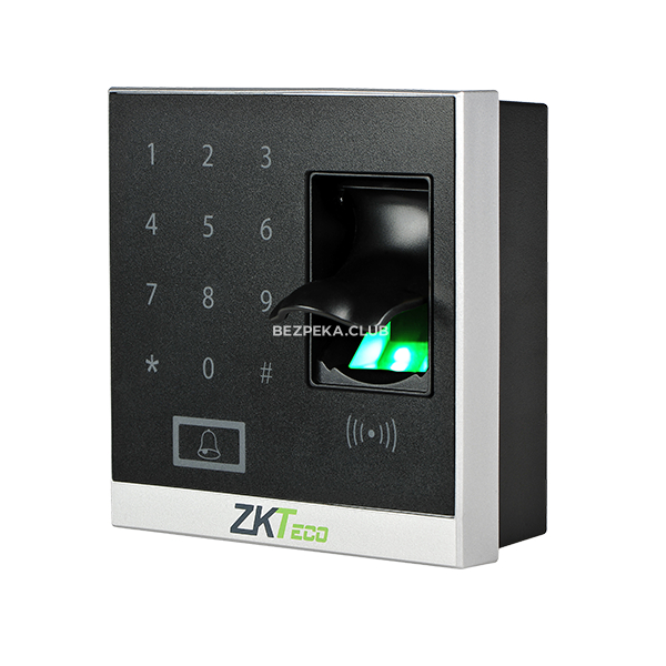 Біометричний термінал ZKTeco X8s зі зчитувачем RFID карт, вбудованою клавіатурою і сканером відбитків пальців - Зображення 1