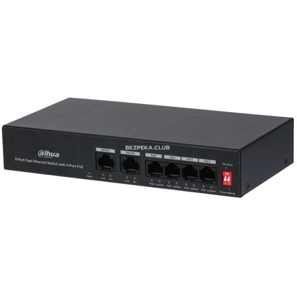 Network Hardware/Switches 4-Port PoE Switch Dahua DH-PFS3006-4ET-36 unmanaged