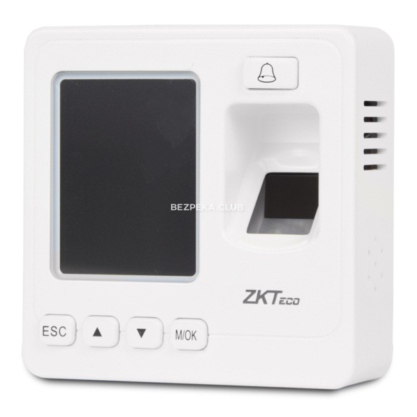 Біометричний термінал ZKTeco SF100 зі зчитувачем RFID карт, кольоровим TFT дисплеєм і сканером відбитків пальців - Зображення 1