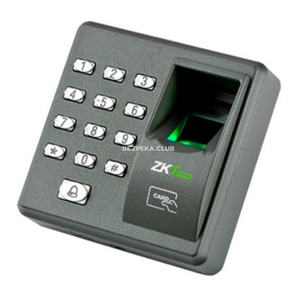 Біометричний термінал ZKTeco X7 зі зчитувачем RFID карт, кодовою клавіатурою і сканером відбитків пальців - Зображення 3
