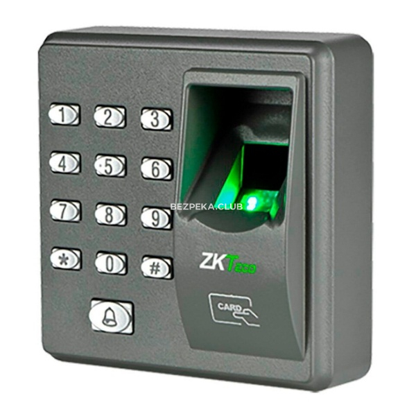 Біометричний термінал ZKTeco X7 зі зчитувачем RFID карт, кодовою клавіатурою і сканером відбитків пальців - Зображення 2