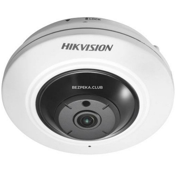 5 Мп Turbo HD відеокамера Hikvision DS-2CC52H1T-FITS (1.1 мм) з об'єктивом Fish-eye - Зображення 1