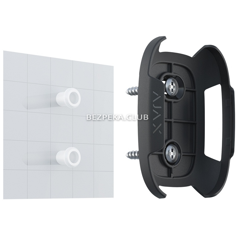 Ajax Holder black for fixing a Button or DoubleButton on surfaces - Image 1