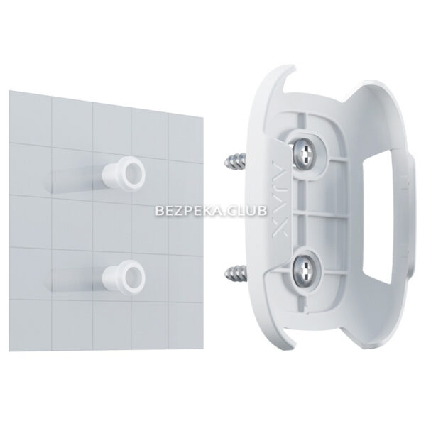 Охоронні сигналізації/Аксесуари для охоронних систем Тримач Ajax Holder white для фіксації Button або DoubleButton на поверхнях