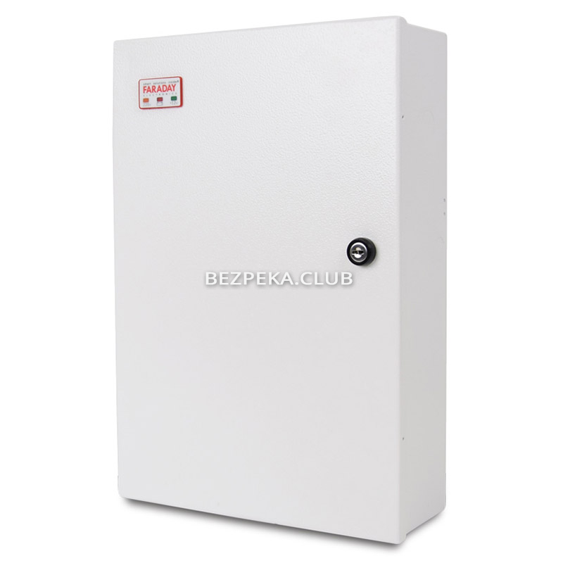Uninterruptible power supply Faraday Electronics 144W UPS ASCH MBB + Protection for a battery 18Ah in a metal box - Image 1
