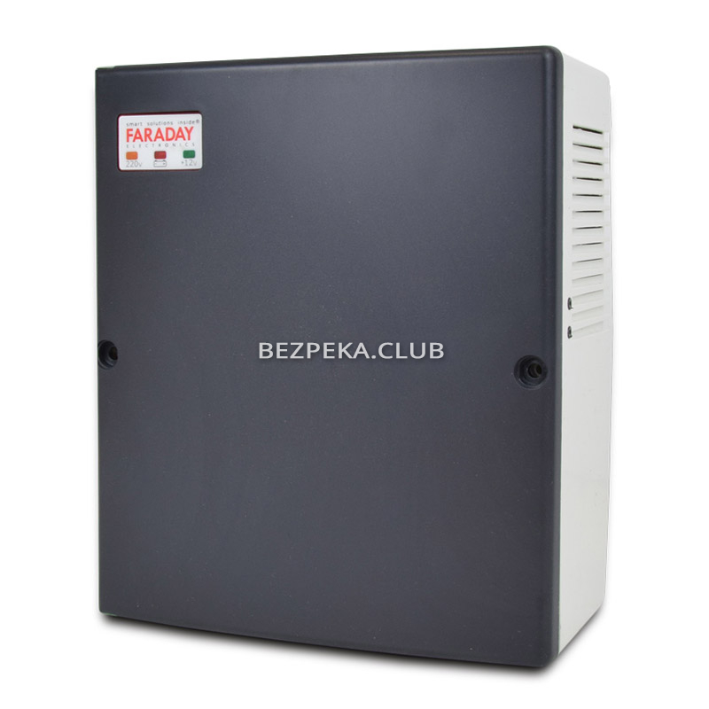 Uninterruptible power supply Faraday Electronics 55W UPS ASCH PLB for a 9-12Ah battery in a plastic box - Image 1