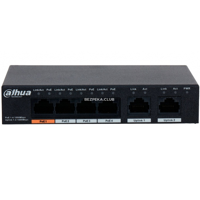4-Port PoE Switch Dahua DH-PFS3006-4GT-60 unmanaged - Image 1