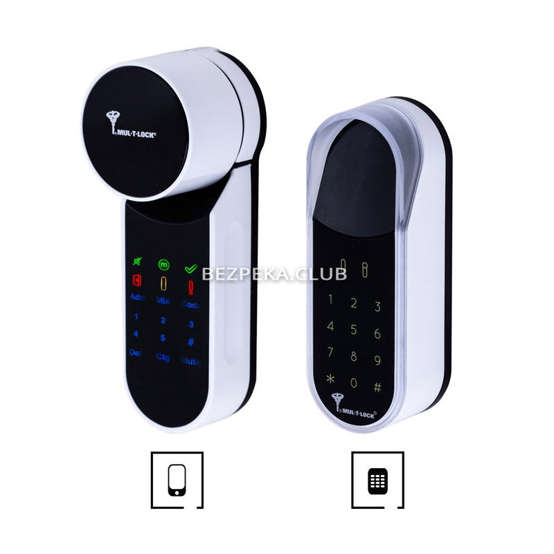 Smart lock MUL-T-LOCK ENTR white (controller + touchpad) - Image 1