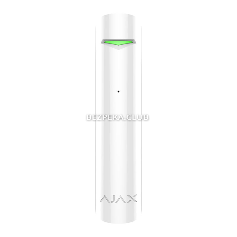 Wireless glass break detector Ajax GlassProtect white - Image 1