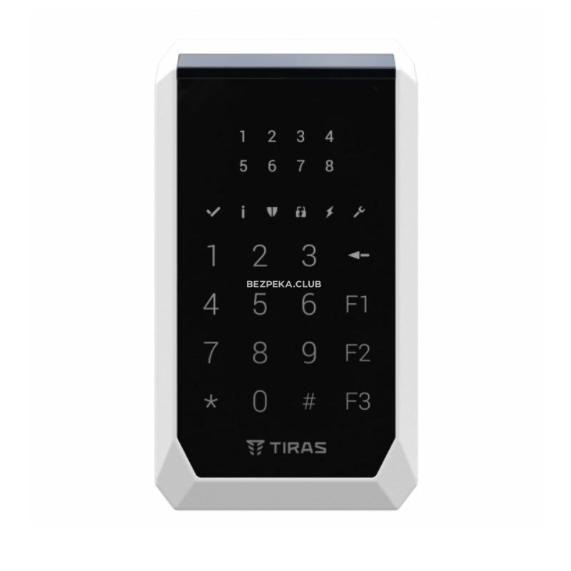 Кодовая клавиатура Tiras X-Pad для управления охранной системой Orion NOVA X - Фото 2