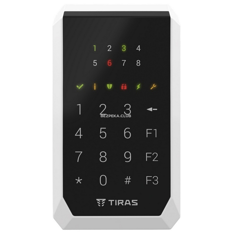 Кодова клавіатура Tiras X-Pad для управління охоронною системою Orion NOVA X - Зображення 1