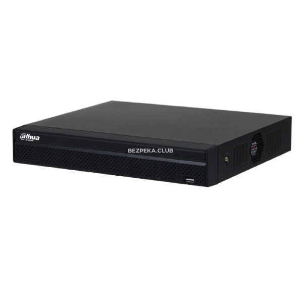 Системи відеоспостереження/Відеореєстратор для відеонагляду 8-канальний NVR відеореєстратор Dahua DHI-NVR1108HS-8P-S3/H