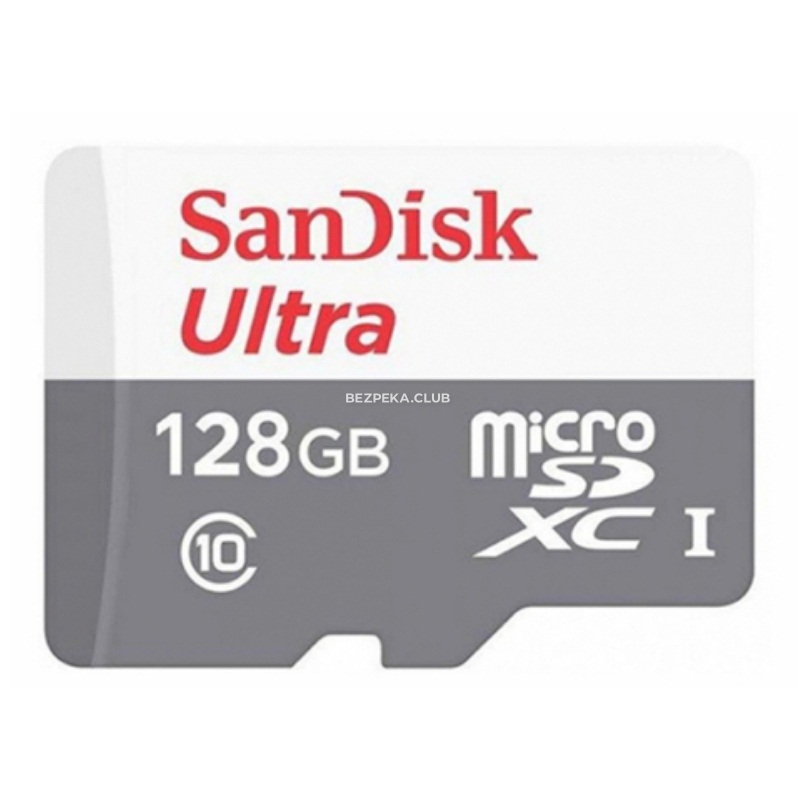 Карта пам'яті SanDisk MICRO SDXC 128ГБ class 10 Ultra Light SDSQUNR-128G-GN6MN - Зображення 1