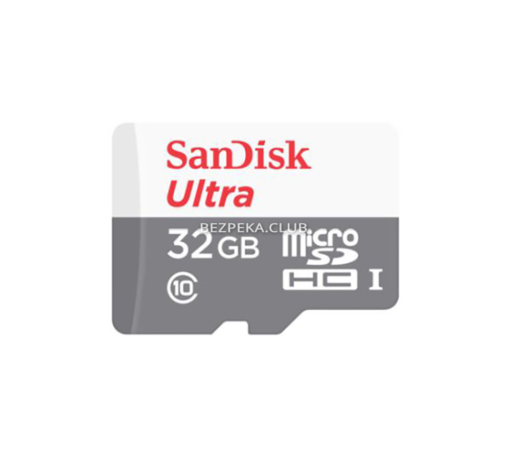 Карта пам'яті SanDisk MICRO SDHC 32ГБ class 10 Ultra Light UHS-I SDSQUNR-032G-GN3MN - Зображення 1