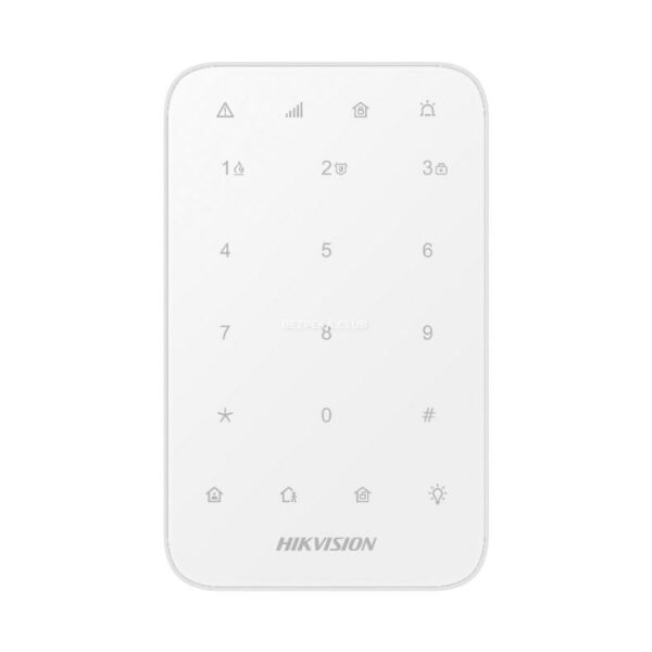 Охранные сигнализации/Клавиатура Для Сигнализации Беспроводная клавиатура Hikvision DS-PK1-E-WE AX PRO