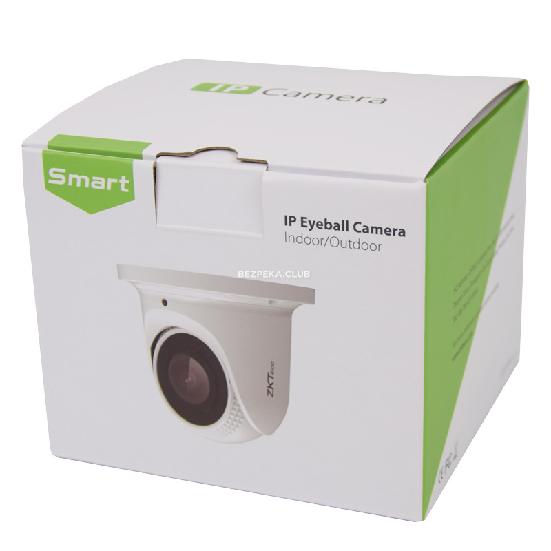 2 Мп IP-відеокамера ZKTeco ES-852T11C-C з детекцією облич - Зображення 3