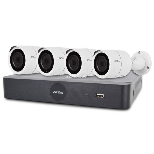 Системы видеонаблюдения/Комплекты видеонаблюдения Комплект видеонаблюдения ZKTeco KIT-8504NER-4P/4-BS855L11B