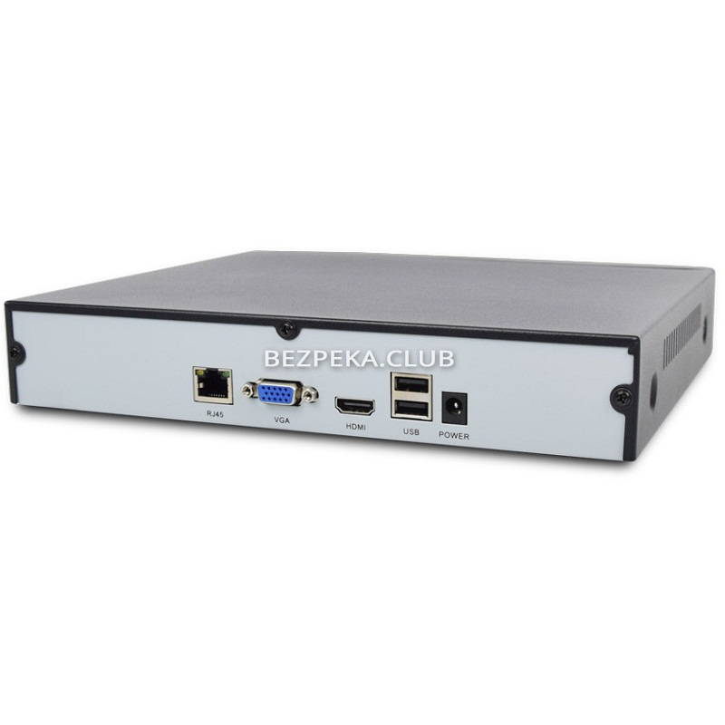 8-channel NVR Video Recorder ZKTeco Z8508NER with AI - Image 2